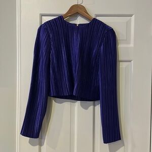 Tibi purple crop top size 4. NWT